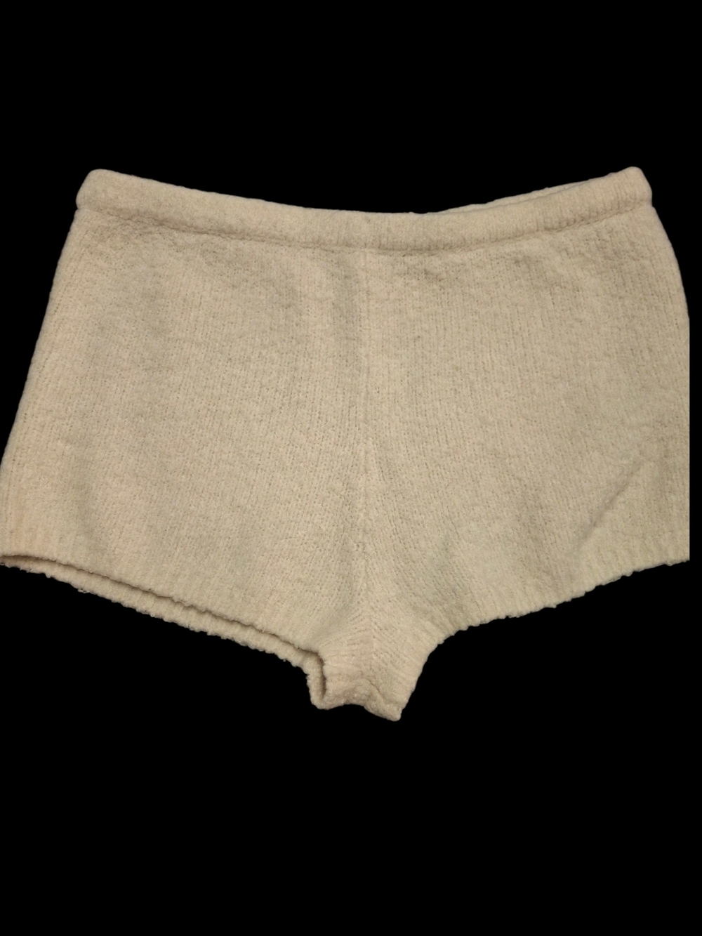 Victoria's Secret Cream Cozy Knit Lounge Shorts